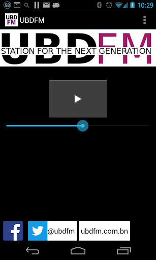 Android application UBDFM / UBD FM Brunei screenshort