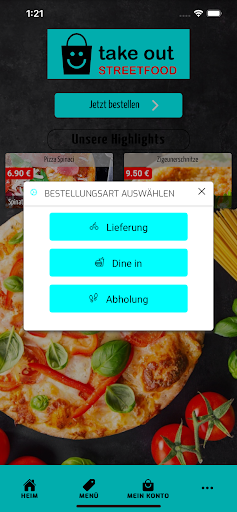 Take Out Streetfood Screen 2