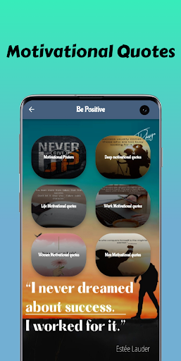 Android application Motivational Poster screenshort