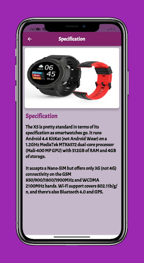 X5 Smart Watch Guide Screen 3