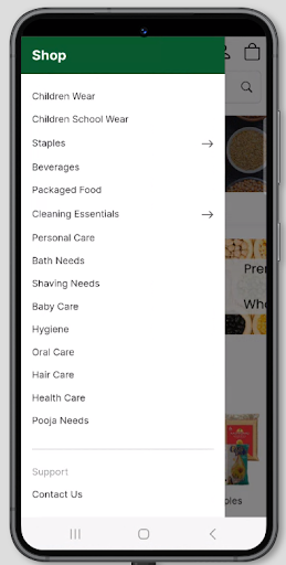 Shop Fresh Screen 3