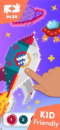 Game screenshot Pixel Coloring Games For Kids apk download