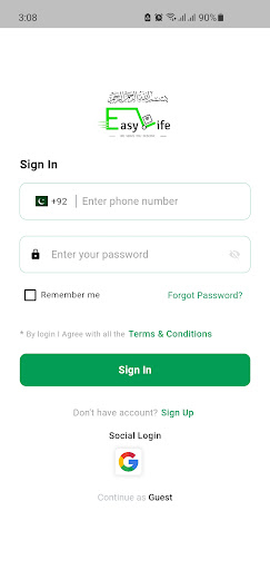 Android application Easy Life - Jhang screenshort