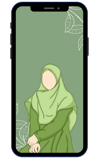 Android application Hijab Wallpapers screenshort