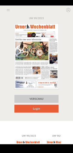 Android application Urner Wochenblatt screenshort