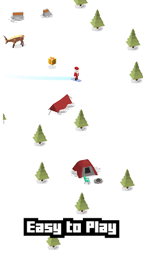 Santa goes Skiing : Christmas Screen 3