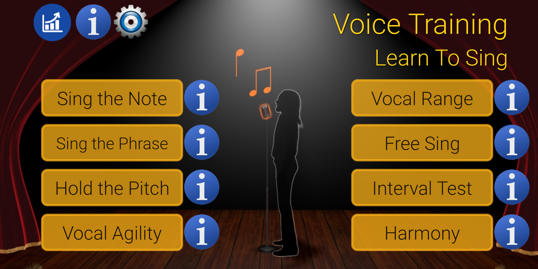 Android application Voice Training - Learn To Sing screenshort