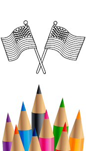 Independence day coloring page