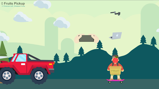 Android application Fruit Catcher screenshort