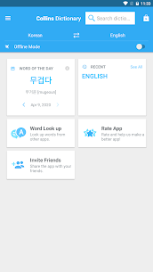 Từ điển tiếng Hàn Collins Gem MOD APK (Mở khóa Premium) 1