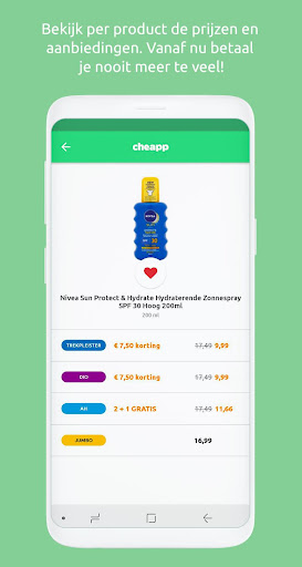 Cheapp - aanbiedingen app Screen 2