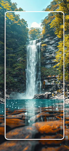 Screenshot of Cool Waterfall Wallpaper 4K HD