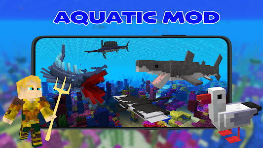 Aquatic Mod For Minecraft PE Unknown