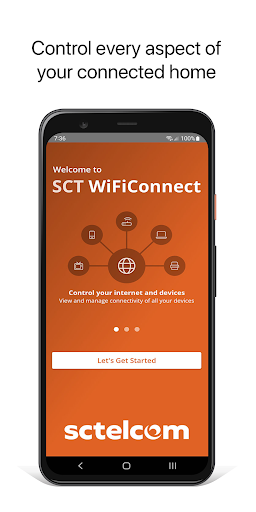 Android application SCT WiFiConnect screenshort