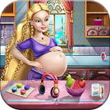 happy princess pregnant - Mommy Pregnant game icon
