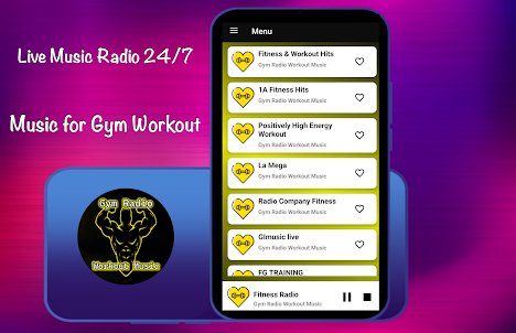 Gym radio - workout music app