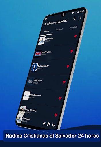 Android application Radios Cristianas el Salvador screenshort