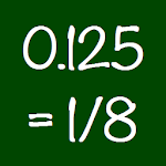 Cover Image of Download Decimal to Fraction Calculator  APK