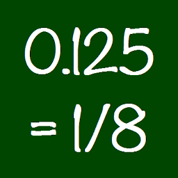 Decimal to Fraction Calculator च्या आयकनची इमेज