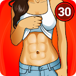 Cover Image of Download Six Pack Abs Workout 30 Day Fitness: Home Workouts 40.0 APK