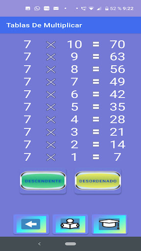 Tabla Multiplicar Screen 3