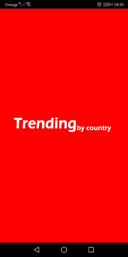 Android application Trending screenshort