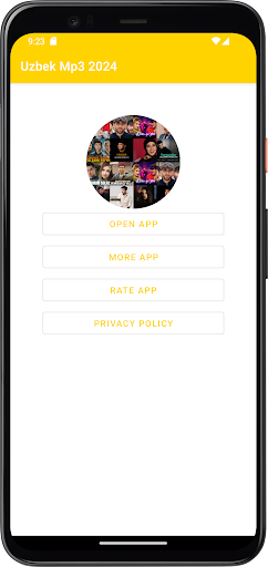 Android application узбекча хит кушиклар 2024 screenshort