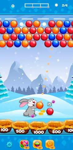 Bubble Shooter Bunny Game - Screenshot 1