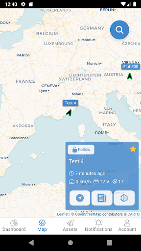 Android application EasyFlot screenshort