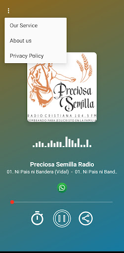 Preciosa Semilla Radio Screen 2