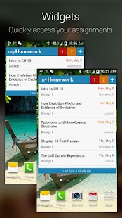 myHomework Student Planner Screenshot