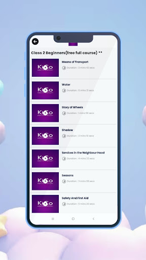 Android application KiCo Digital Academy screenshort