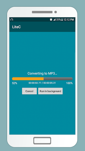 Screenshot of LiteC Video MP3 Audio Extract