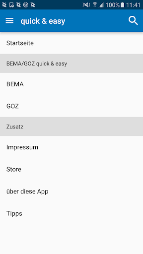 BEMA und GOZ quick & easy screenshot for Android