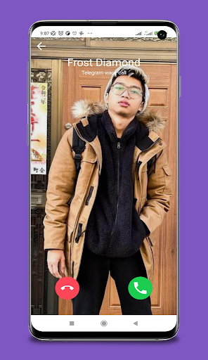 Android application Frost Diamond Call Prank Game screenshort