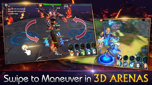 Download Elemental Titans：3D Idle Arena android on PC