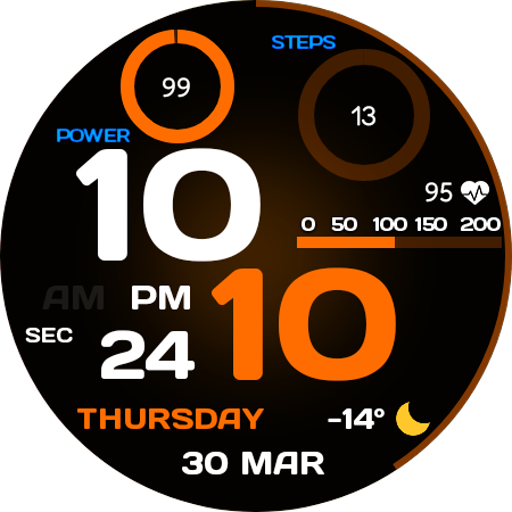 Digital Sport Color Watchface logo
