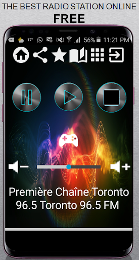 Android application Première Chaîne Toronto 96.5 T screenshort