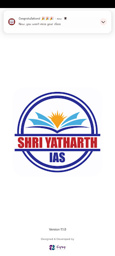 Android application Shri Yatharth IAS screenshort