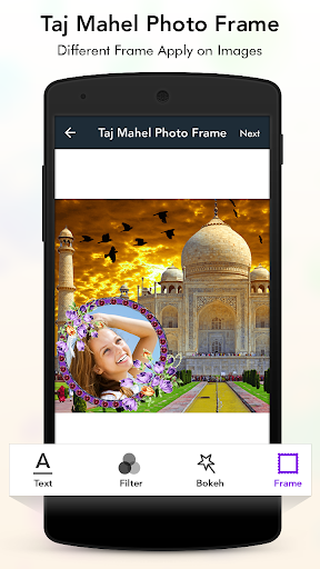 Android application Taj Mahal Photo Frame screenshort