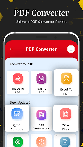 Android application PDF Converter - Image to PDF screenshort
