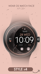 Moon Rose Gold watch face Unknown