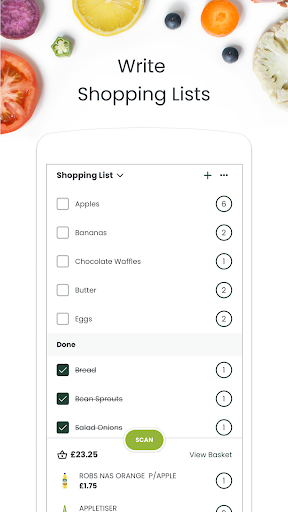 Budgens Scan, Pay, Save Screen 2