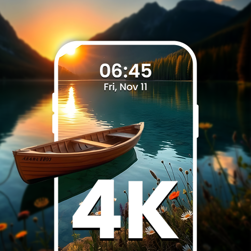 4K Wallpaper - HD Background Logo