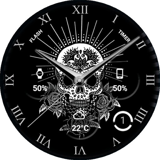 Skull Wear Watch Face Latest Icon