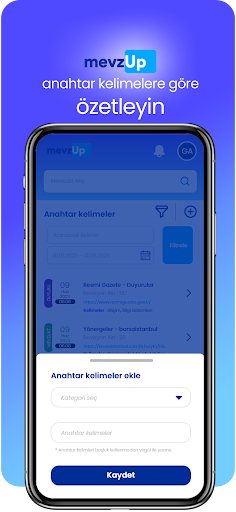 Mevzup - Mevzuat Takip Robotu Screen 3