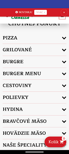 Pizzeria Vanessa Čadca