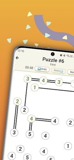 Android application Hashi Puzzles screenshort
