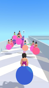 Yoga Ball Race