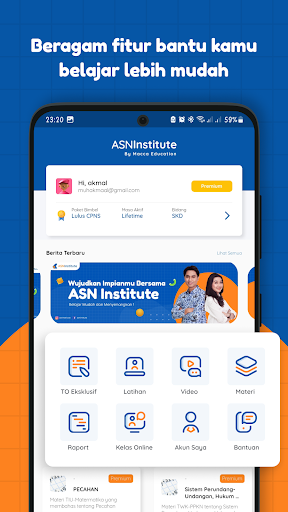 Android application ASN Institute screenshort